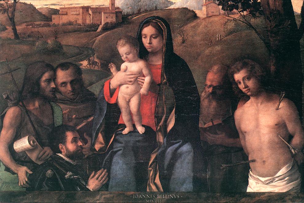 Madonna and Child with Four Saints and Donator