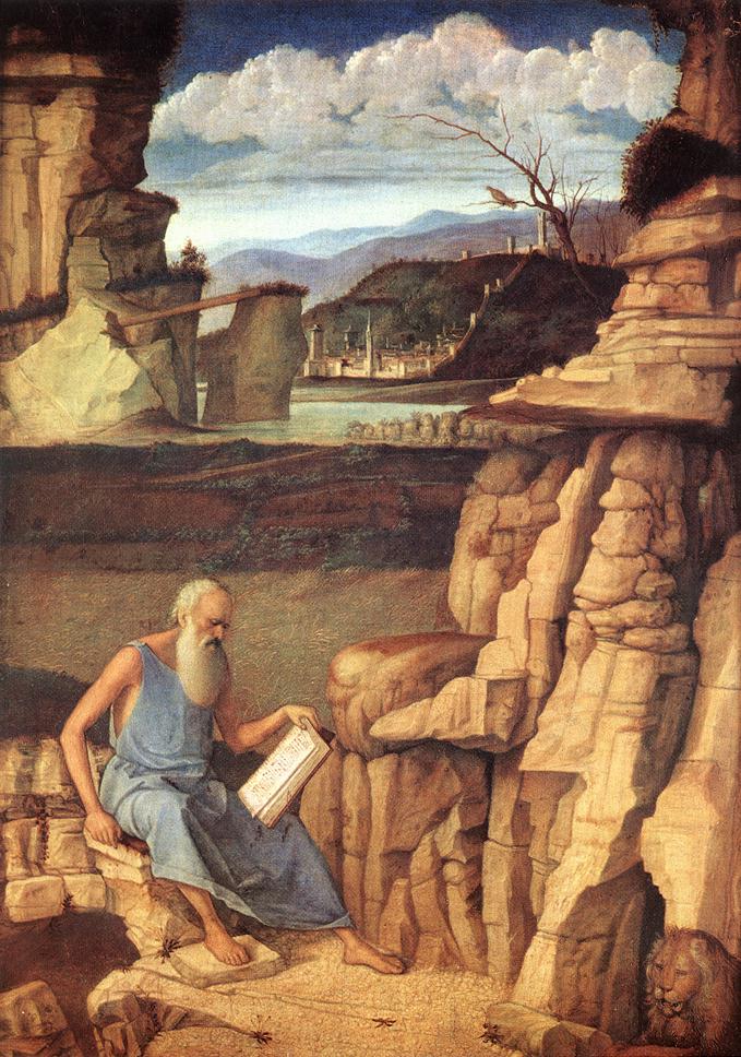 St Jerome Reading in the Countryside 1