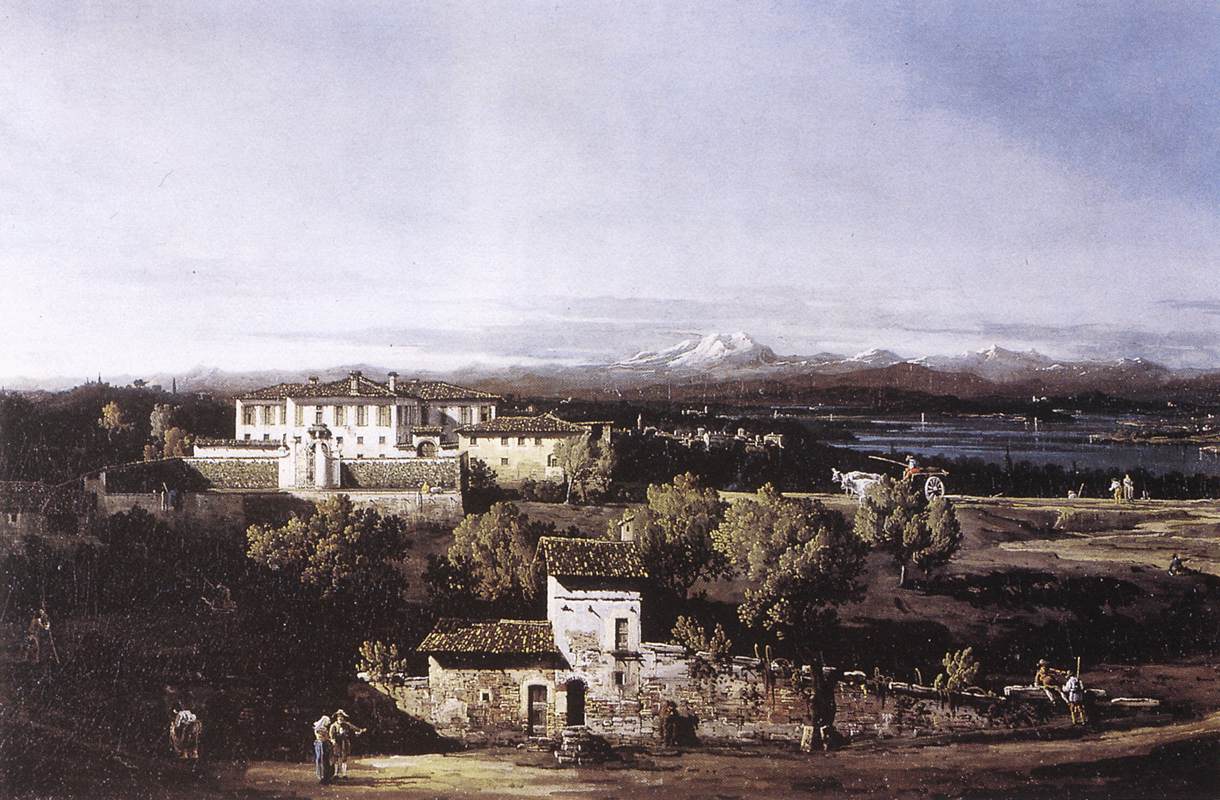 View of the Villa Cagnola at Gazzada near Varese