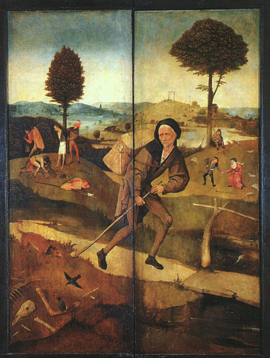 The Path of Life, outer wings of the Haywain triptych