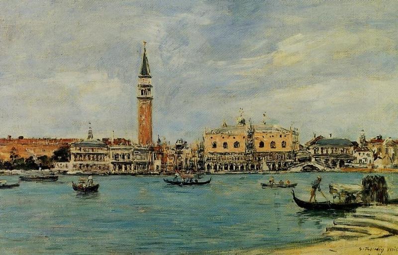 Venice, the Campanile, the Ducal Palace and the Piazzetta, V
