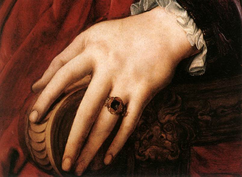 Portrait of Lucrezia Panciatichi (detail)