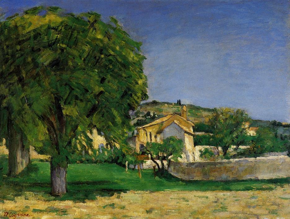 Chestnut Tree and Farm at Jas de Bouffan