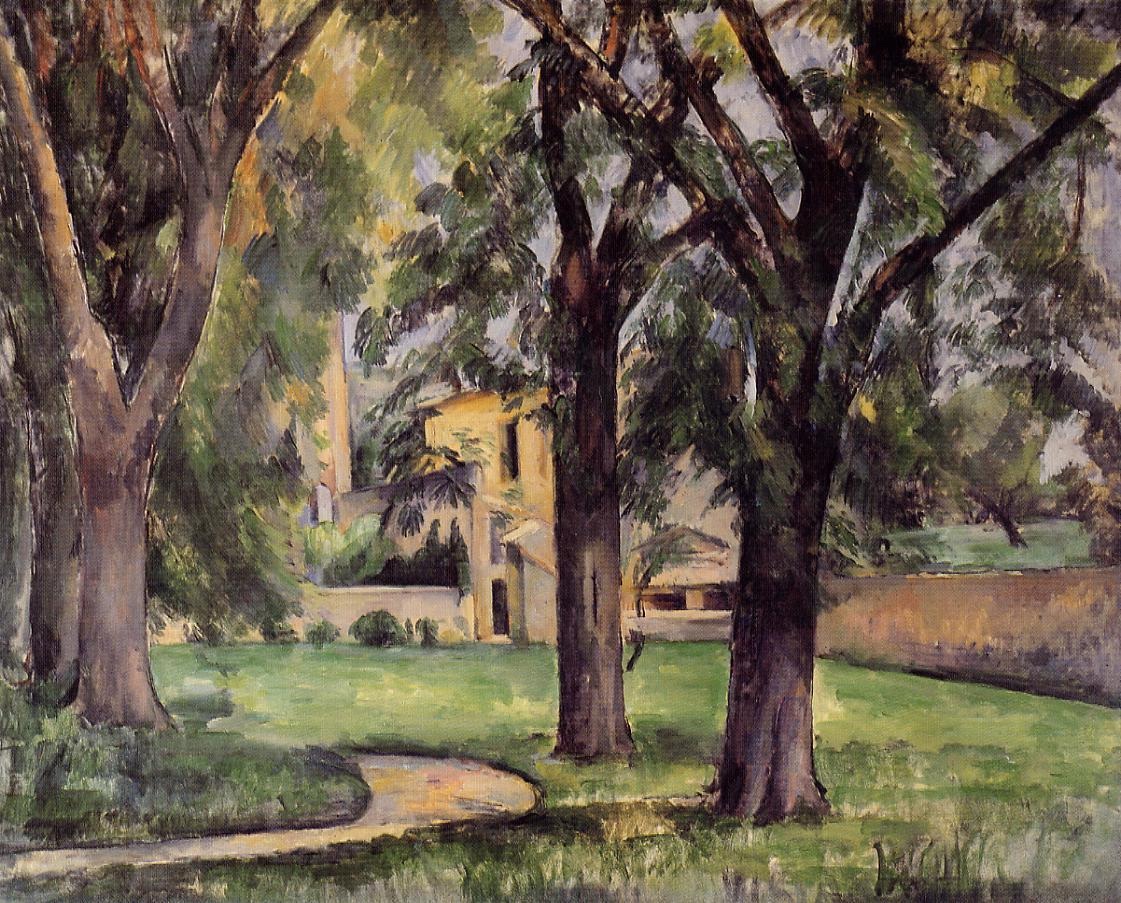Chestnut Trees and Farm at Jas de Bouffan