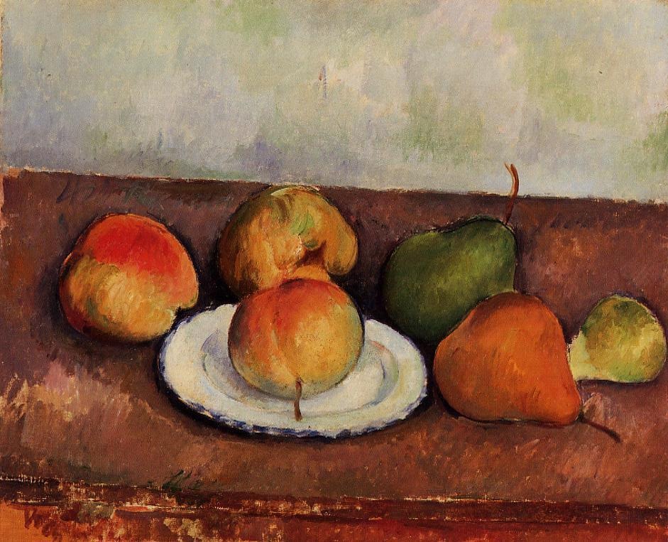 Still Life - Plate and Fruit