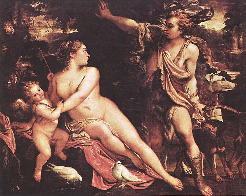 Venus, Adonis and Cupid 1