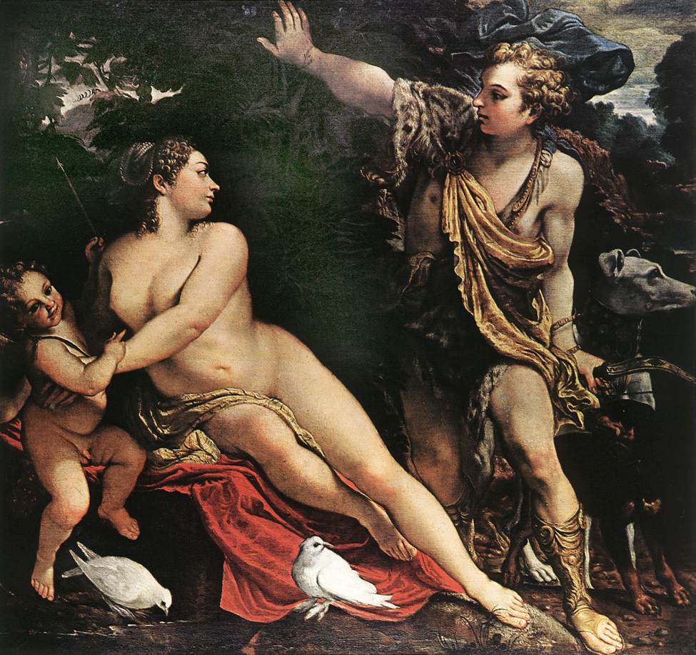 Venus, Adonis and Cupid 2