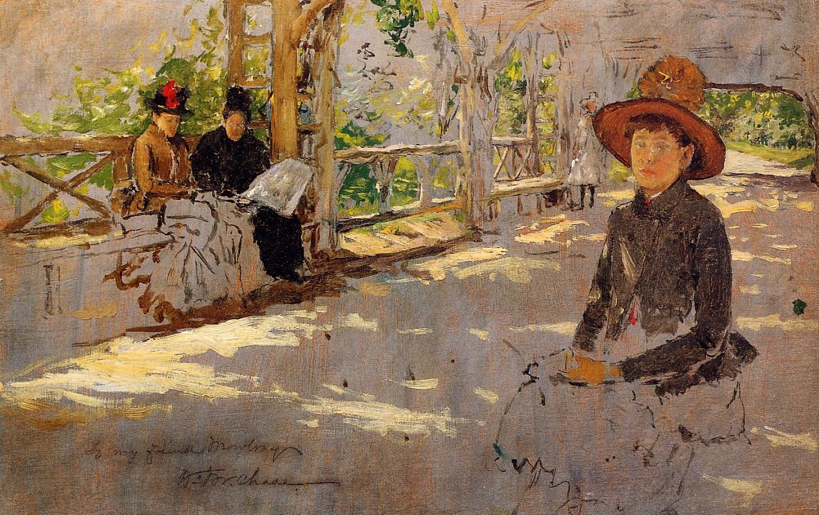 Women under Trellis