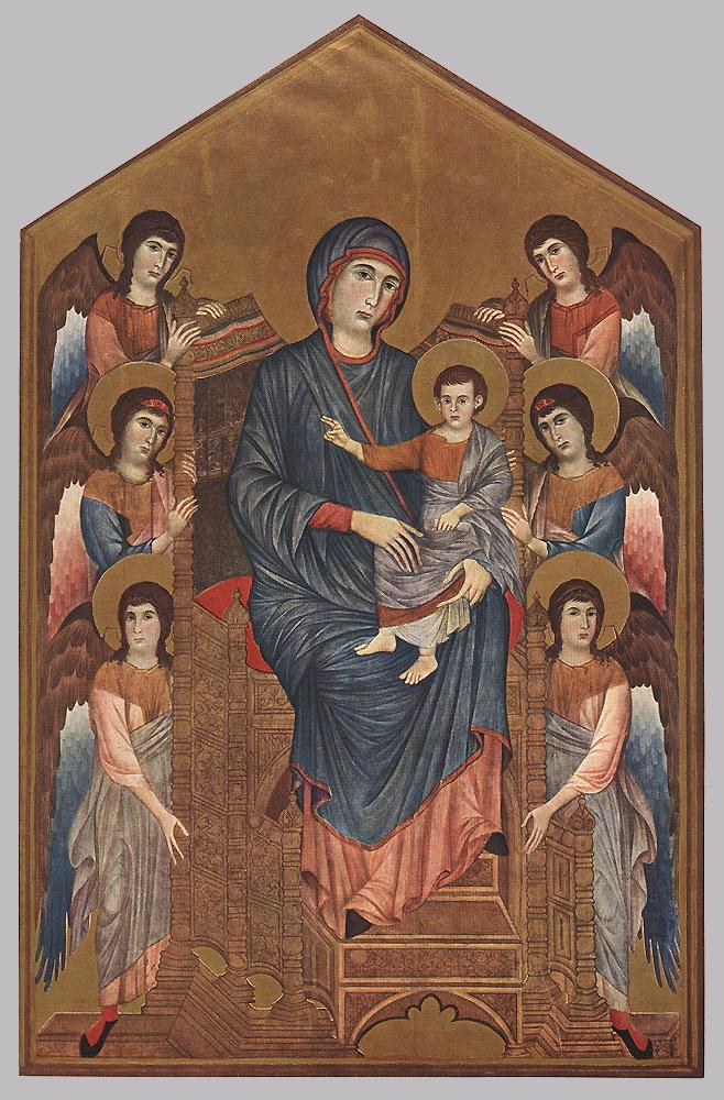 Virgin Enthroned with Angels