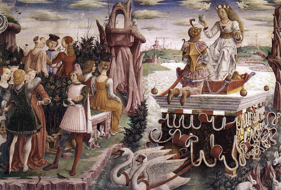 Allegory of April - Triumph of Venus (detail) 1