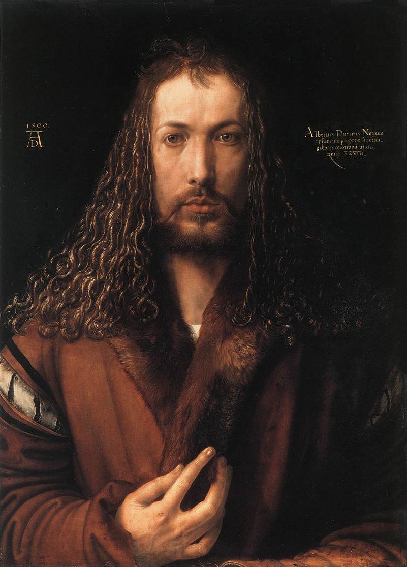 Self-Portrait in a Fur-Collared Robe