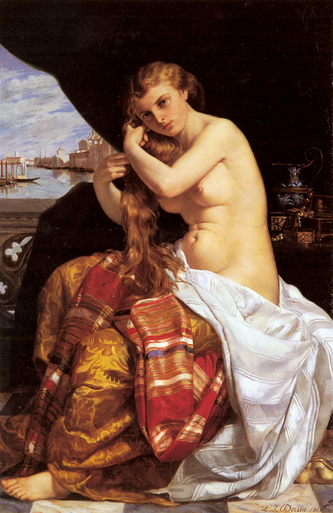 Venetian Lady at Her Toilette