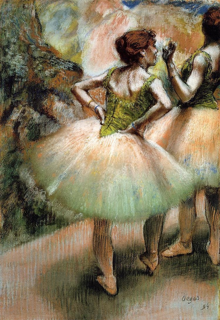 Dancers, Pink and Green 2