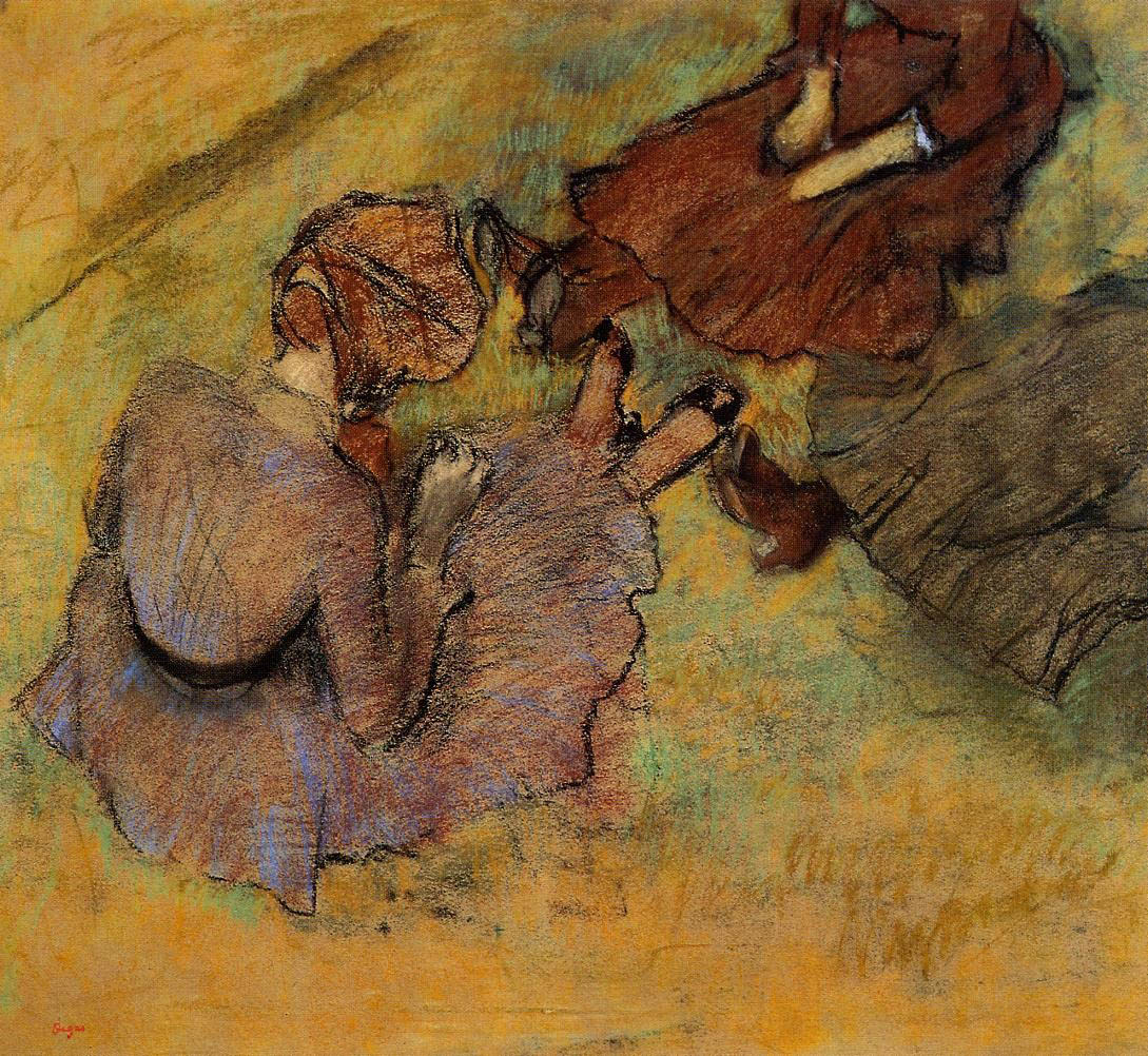 Woman Seated on the Grass