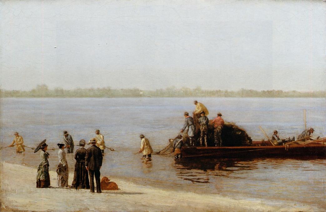 Shad Fishing at Gloucester on the Delaware River 1