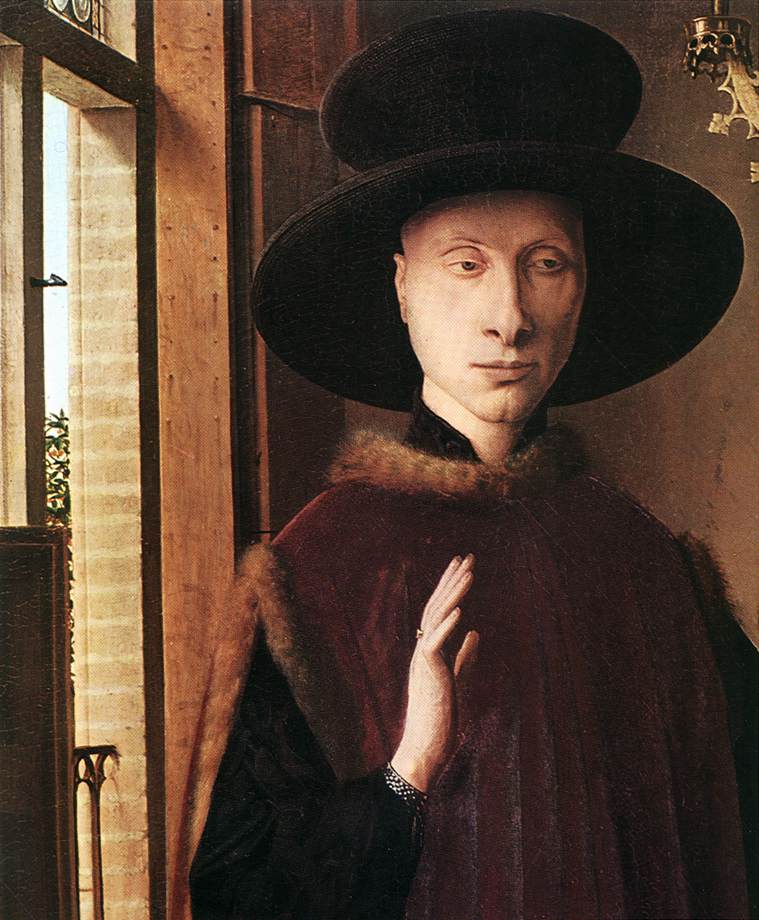 Portrait of Giovanni Arnolfini and his Wife (detail) 1