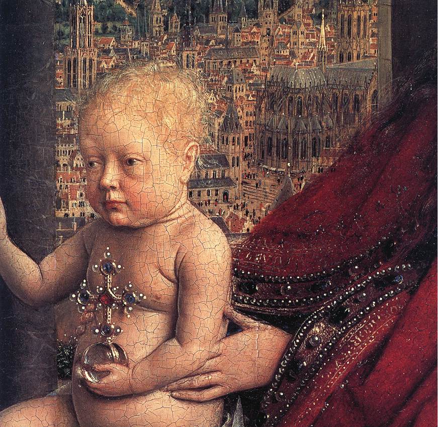 The Virgin of Chancellor Rolin (detail) 2