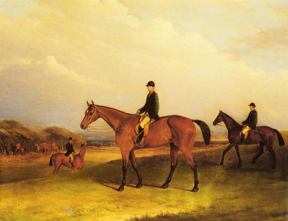 A Jockey On A Chestnut Hunter