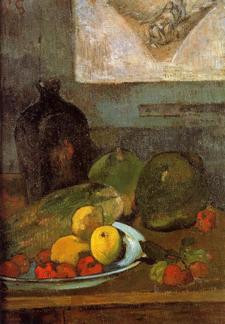 Still Life with Delacroix Drawing