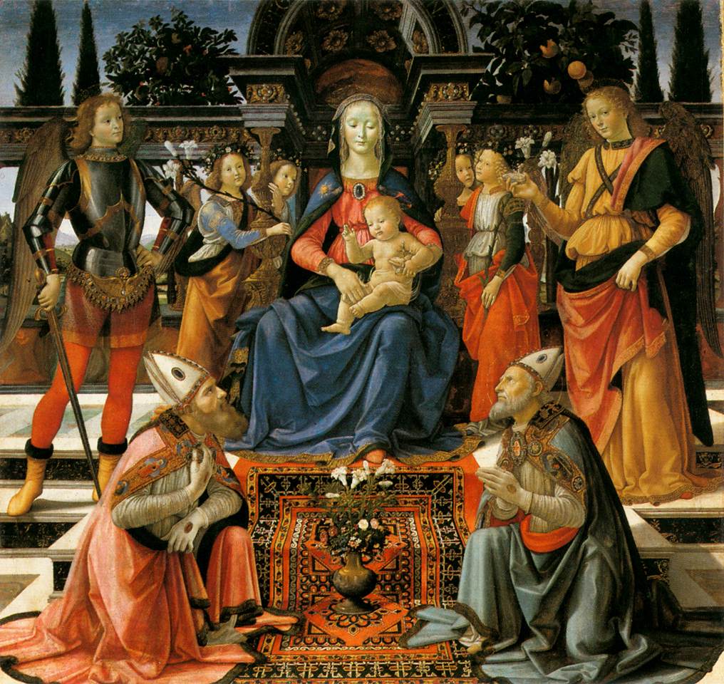 Madonna and Child Enthroned with Saints 2