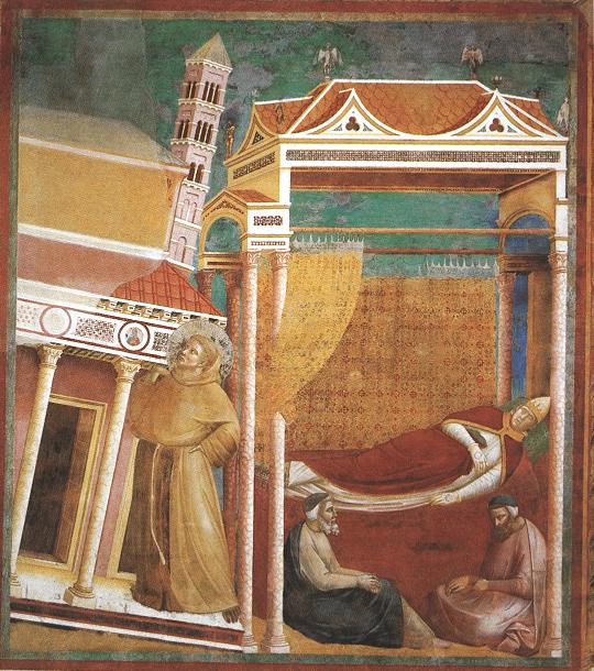 Legend of St Francis 6 Dream of Innocent III