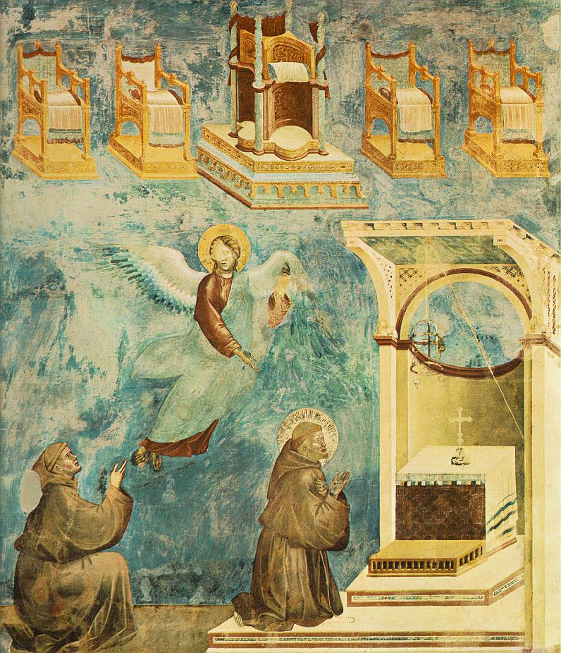 Legend of St Francis 9 Vision of the Thrones