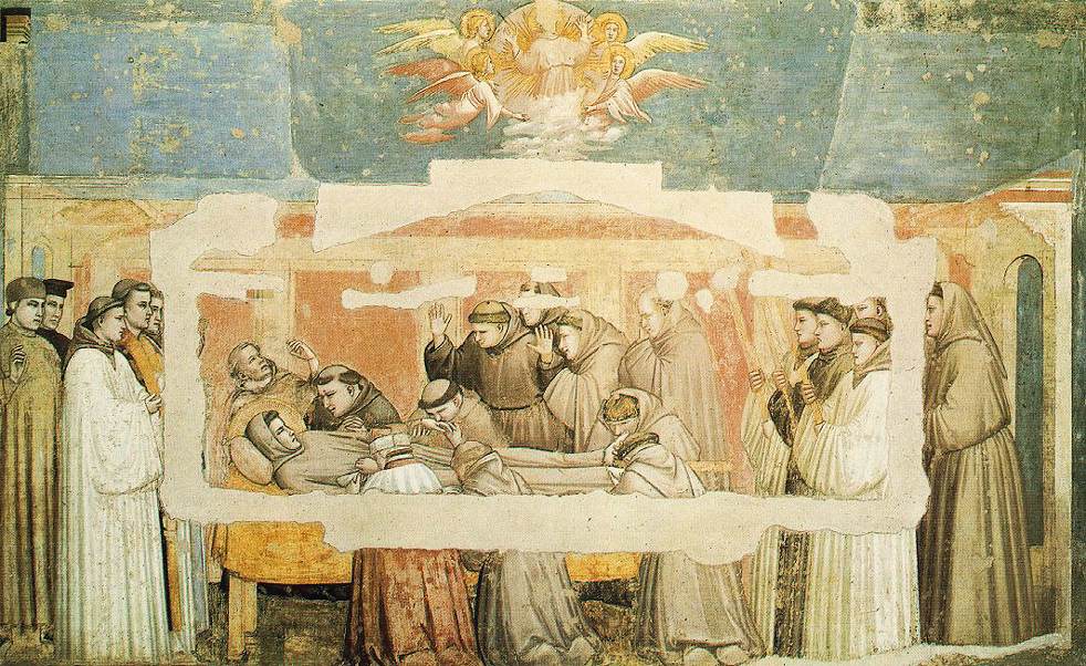 Scenes from the Life of Saint Francis 4 Death and Ascension