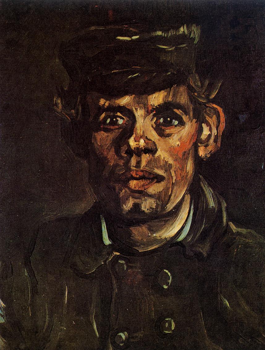 Head of a Young Peasant in a Peaked Cap