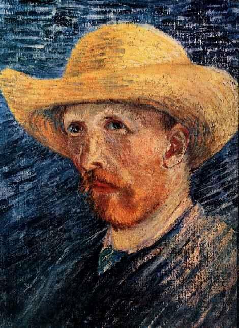 Self Portrait with Straw Hat 2