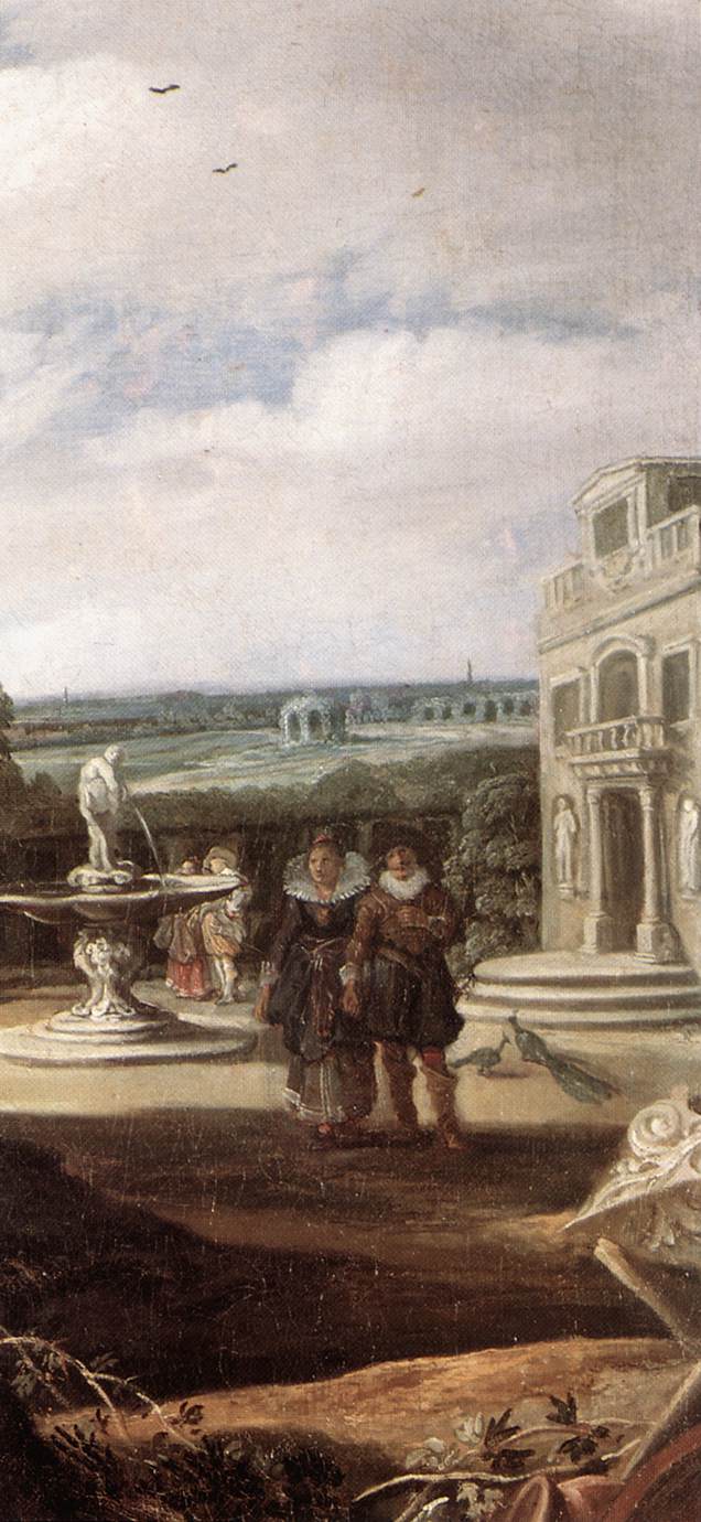 Married Couple in a Garden (detail)