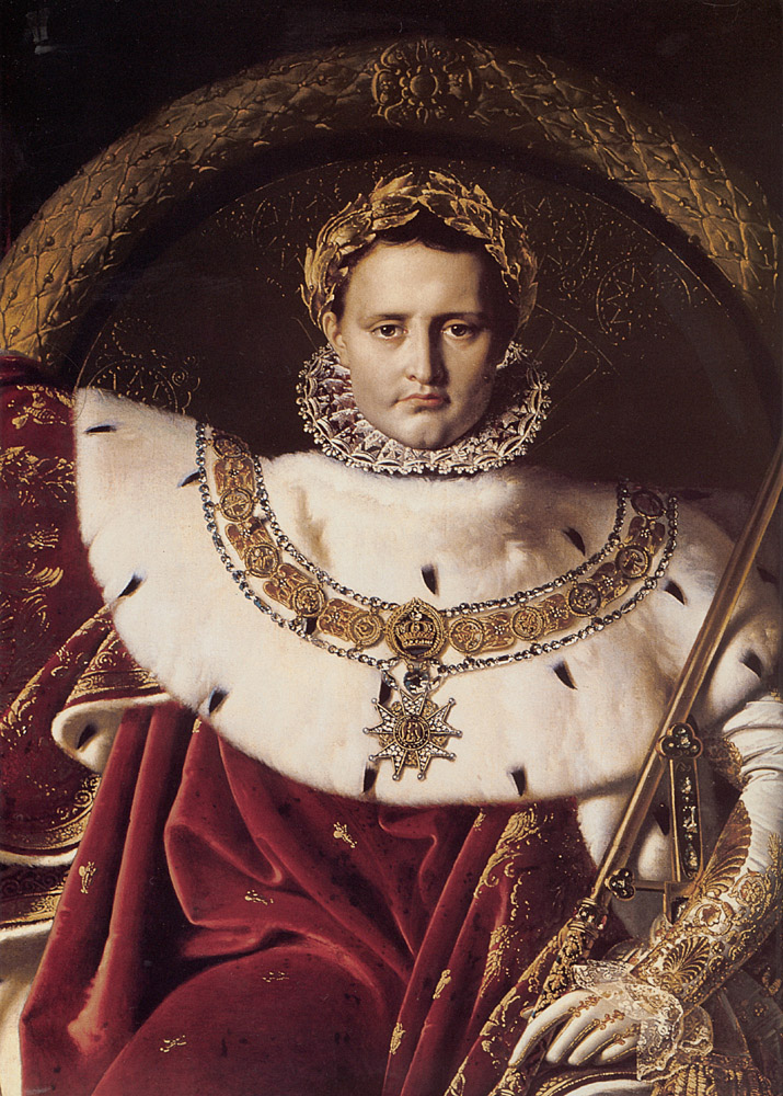 Napoleon I on His Imperial Throne - Detail