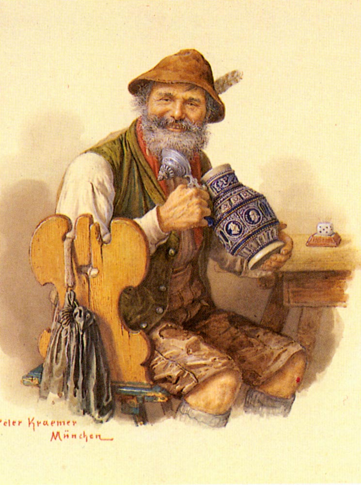 A Musician and Drinkers