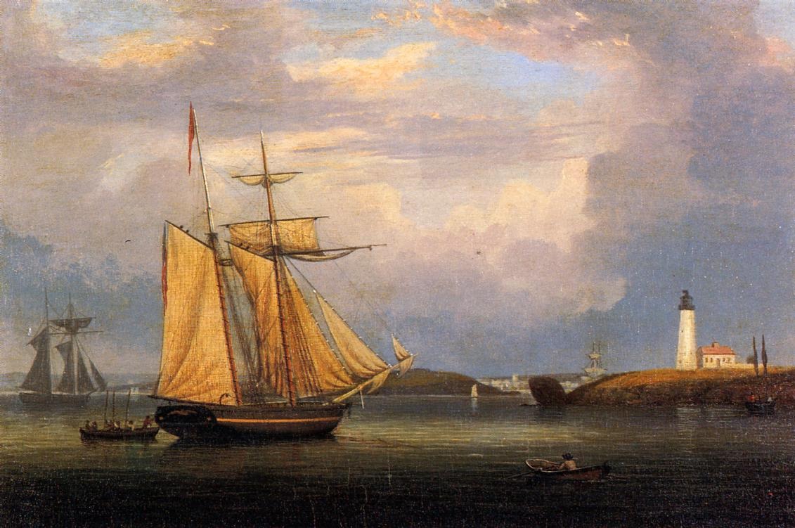 Drying Sails off Ten Pound Island