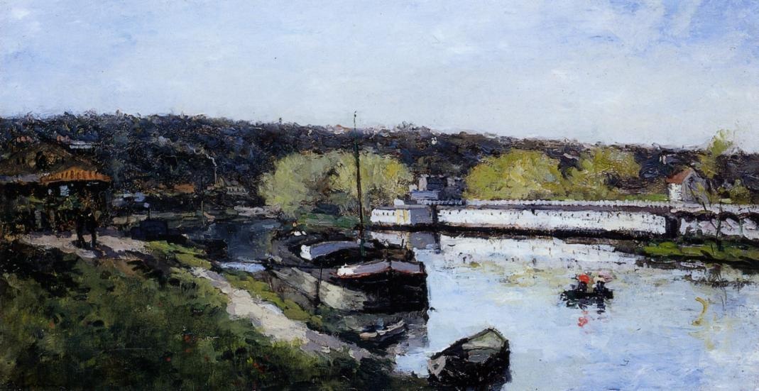 Barge on the Seine at Basd-Meudon