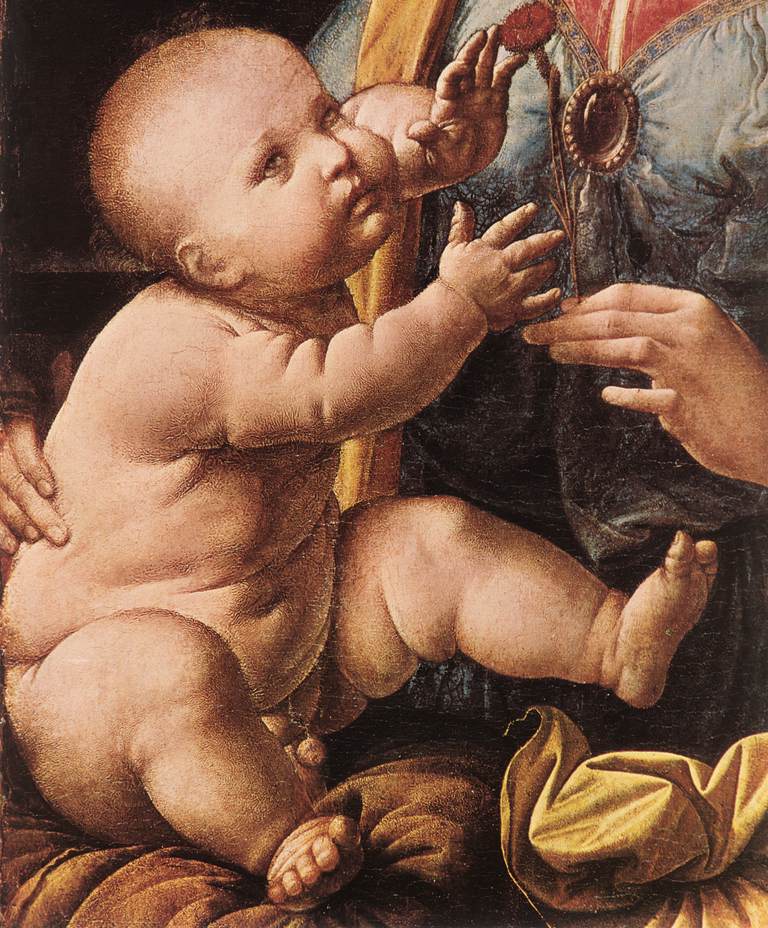 Madonna of the Carnation (detail) 2