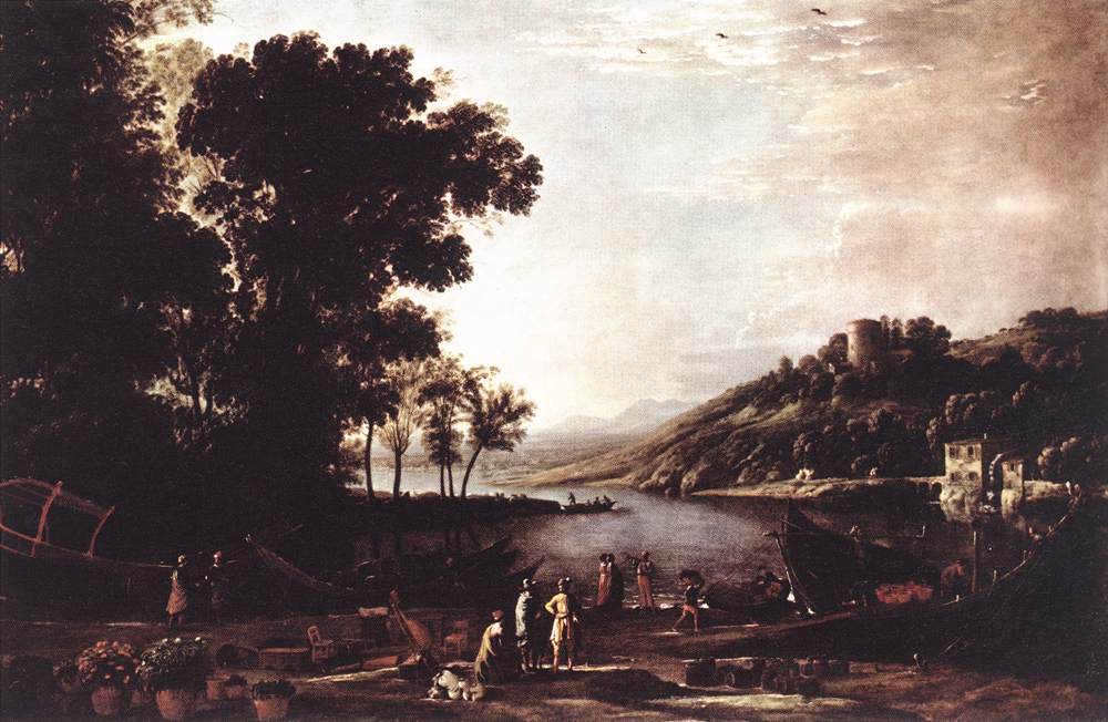 Landscape with Merchants