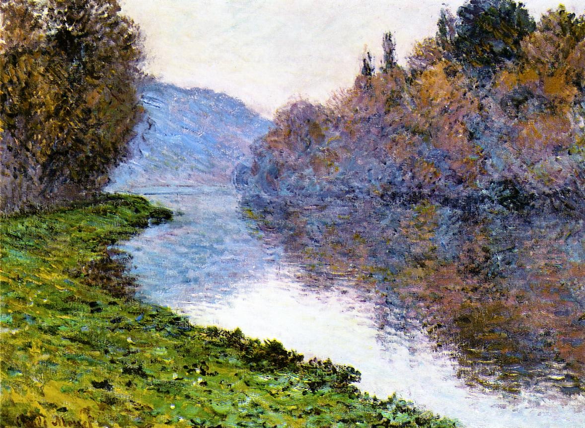 Banks of the Seine at Jenfosse - Clear Weather