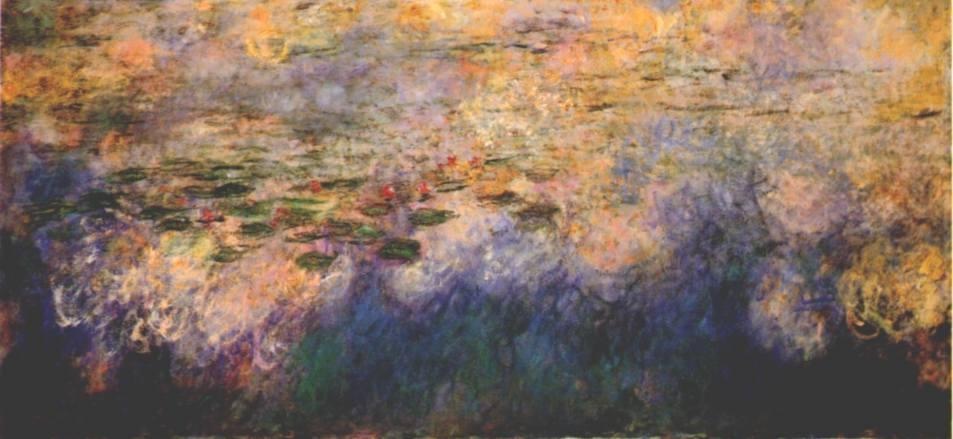 Reflections of Clouds on the Water-Lily Pond (Center Panel)