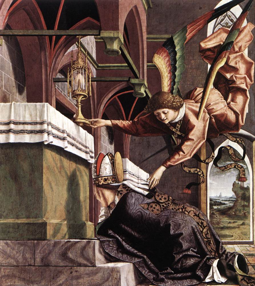 Altarpiece of the Church Fathers - Vision of St Sigisbert