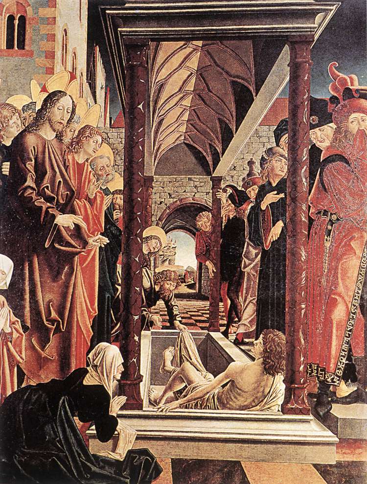 St Wolfgang Altarpiece - Resurrection of Lazar