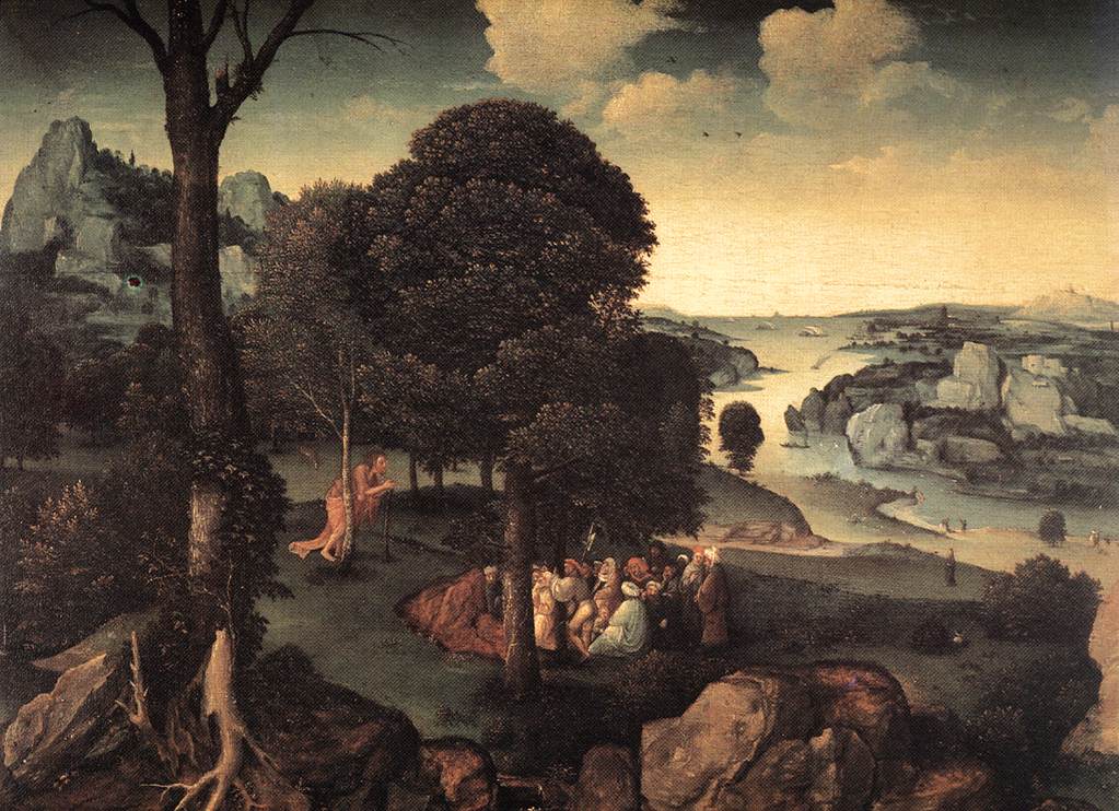 Landscape with St John the Baptist Preaching