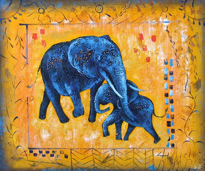 Blue Elephants