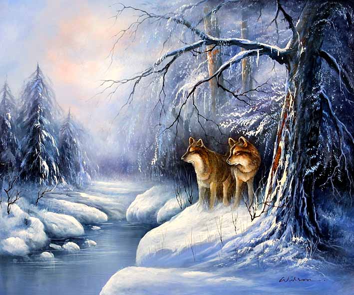 Wolf Couple