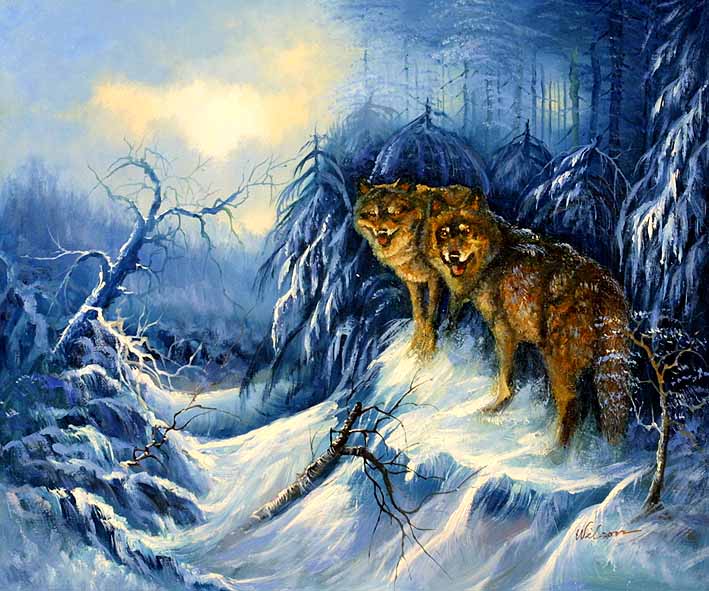 Wolf Couple