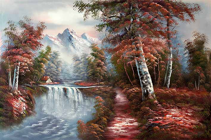 Classic Waterfall Landscape