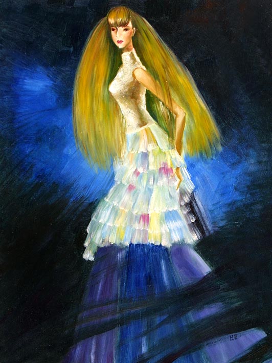 Fair-Haired Woman