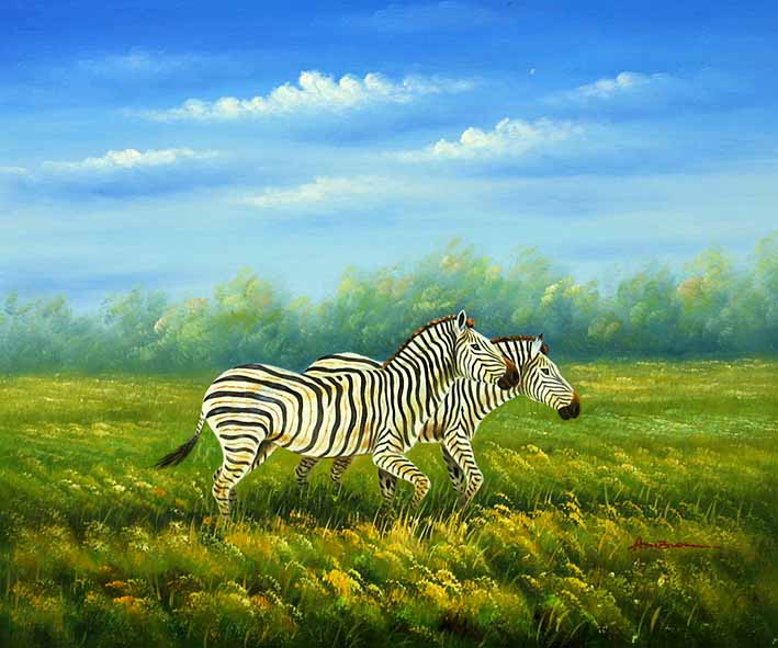 Gaiting Zebras
