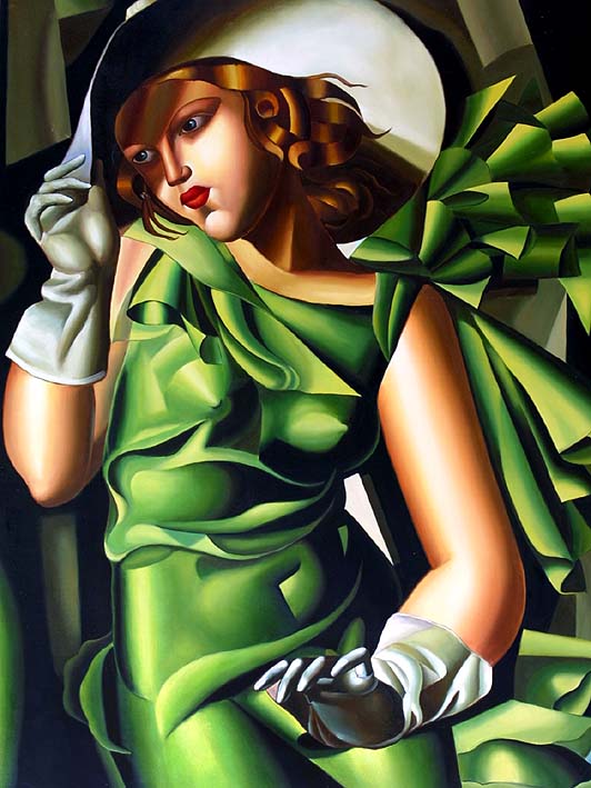 Young Girl in Green