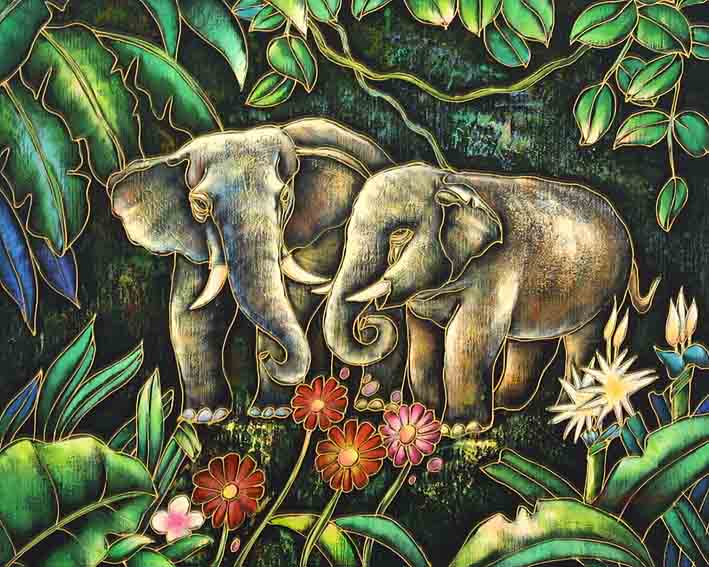 Elephant Couple