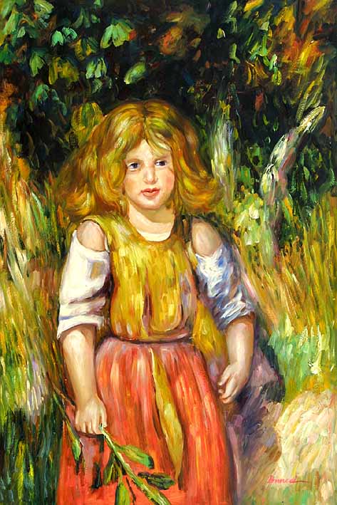 Girl with Twig